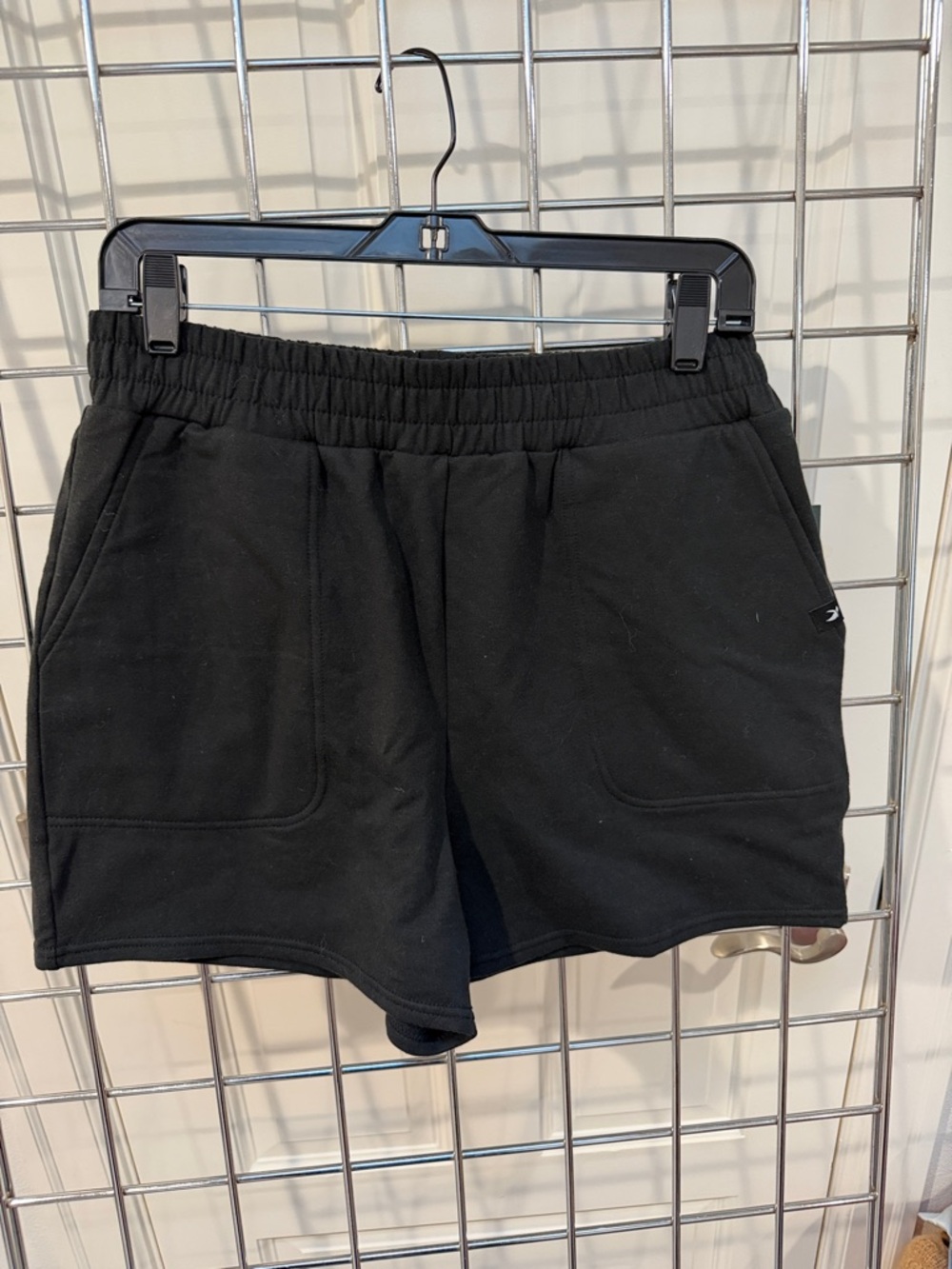 Glyder Black Women's Elastic Waist Athletic Shorts